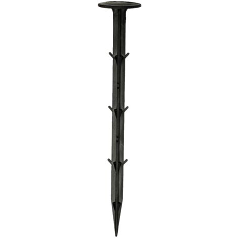 Clou de fixation pour membrane anti-mauvaises herbes, longueur 20 cm, pour gazon synthétique et bâche de protection, accessoire de jardinage.