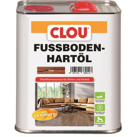 Clou Fußboden Hartöl 3 L teak Holzöl