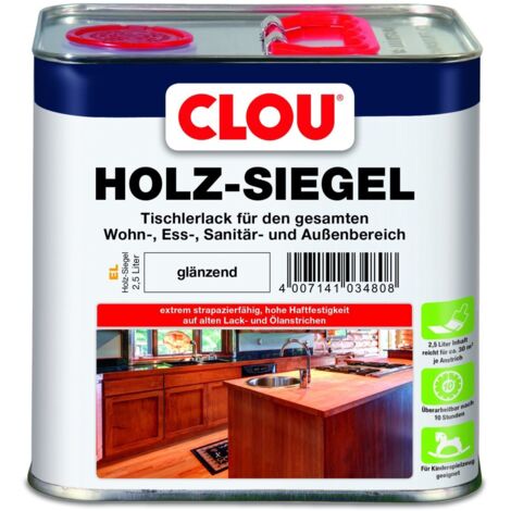 Clou Holz Siegel 2,5 L glänzend Lack