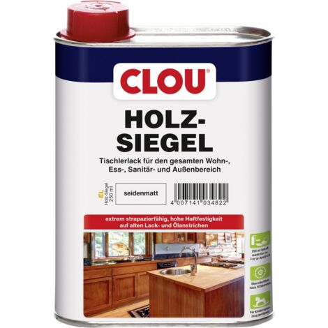 Clou Holz Siegel 250 ml seidenmatt Holzlasur