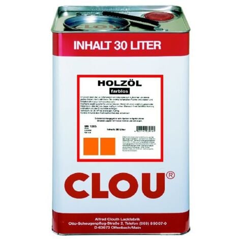 Clou Holzöl farblos 1 Liter