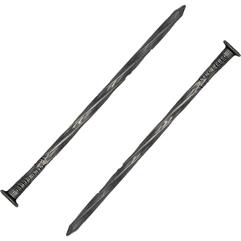 Clou – Pointes – Tête plate acier torsadées ø 4.1 x l 100 mm – Boite de 5 kg