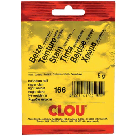 Clou Pulverbeize 5 g nussbaum hell Beizen