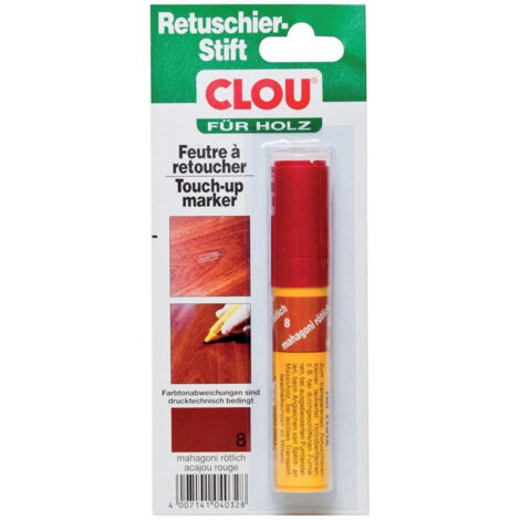 Clou Retuschierstift mahagoni rötlich Holzpaste & Holzkitt