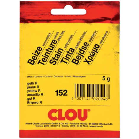 CLOU Wasserbeize 152, Gelb R 5g
