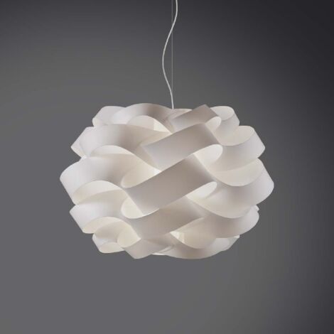 CLOUD araña de suspensión de tres luces blanca diámetro 75x h50cm