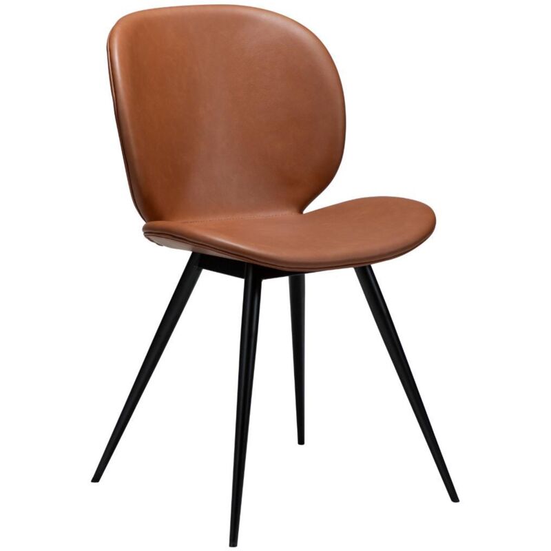 Ebuy24 Cloud Dan-form Esszimmerstuhl Pu-kunstleder Cognacfarben.
