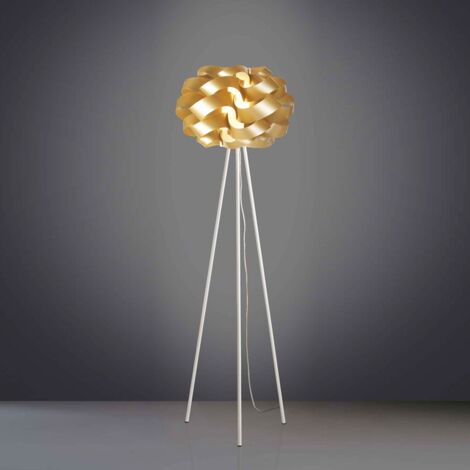 CLOUD Gold lámpara de pie trípode diámetro 50x h160 cm