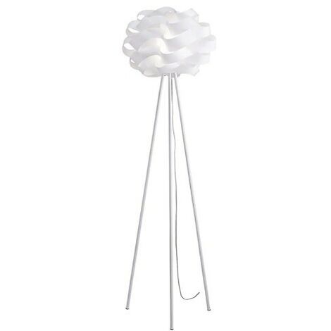 CLOUD lampadaire trépied blanc diamètre 50x h160 cm