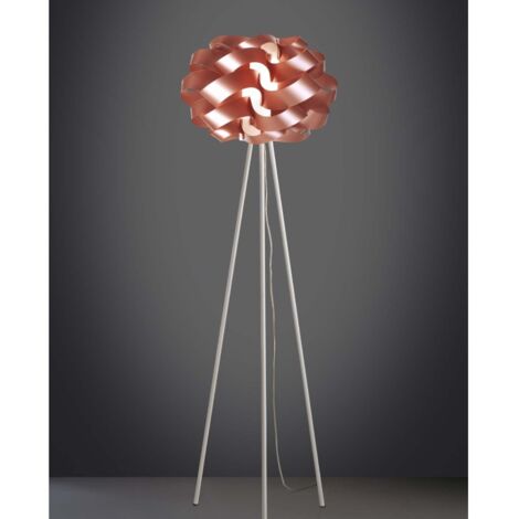 CLOUD Lámpara de pie trípode Cobre diámetro 50x h160 cm