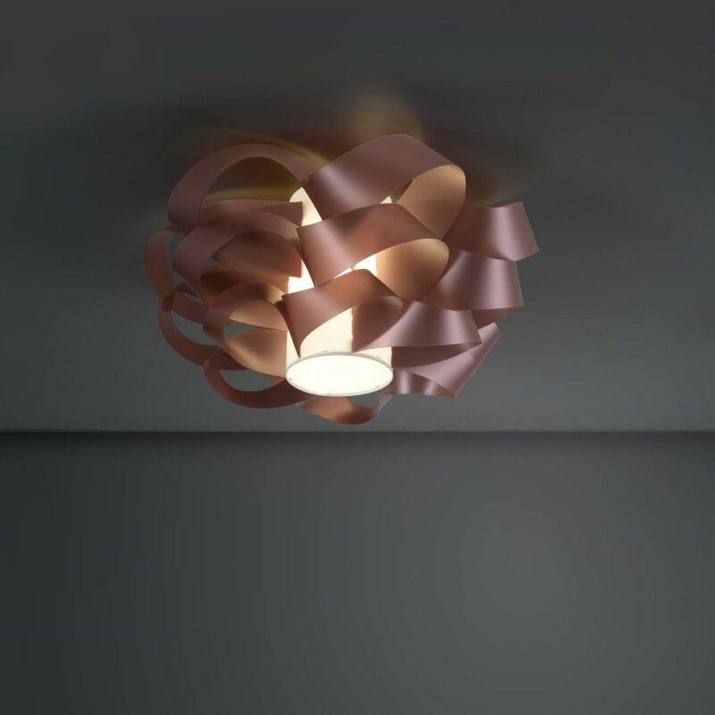 Linea Zero - Plafonnier deux lumières cloud rose diamètre 75x h36 cm Linea Zero - Plafonnier deux lumières cloud rose diamètre 75x h36 cm