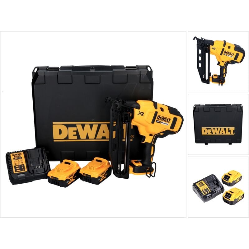DCN660P2 Cloueur sans fil 32-63mm 18V Brushless + 2x Batteries 5,0Ah + Chargeur + Coffret - Dewalt