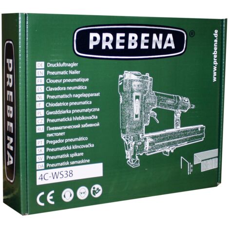 Cloueur pneumatique à agrafes Prebena 4C-WS38