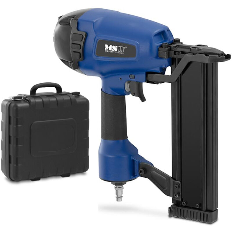 Pistolet cloueur pneumatique pour clous 18 - 64 mm jusqu'à 80 pcs - set.