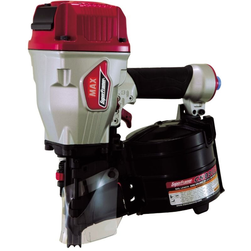 Cloueur pneumatique cn 890 f - 45 à 90 mm - Diamètre 2.5 à 3.1 mm - Liaison métal - arca - CN890F