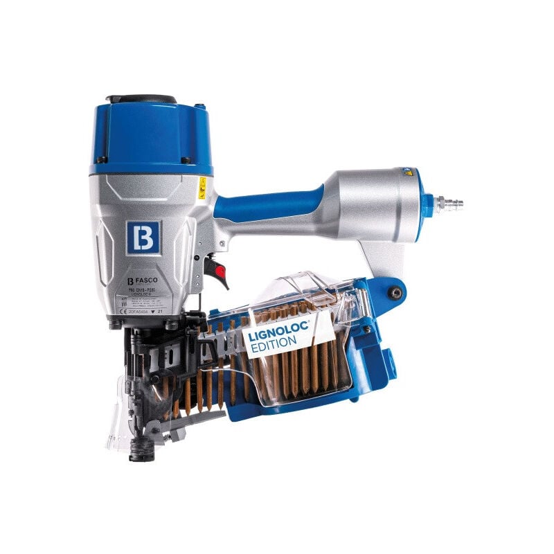 Cloueur pneumatique Alsafix LignoLoc ll 53/90 P1 pour pointes en bois 50-90mm