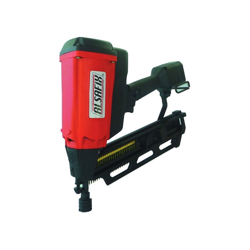 Cloueur autonome à gaz Alsafix f 90 G1 pointes 20° de 50 à 90mm 6V NiMH