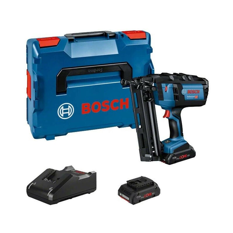 Cloueur de finition 18V 16 Ga (2x4.0Ah) gnh 18V-64 m en coffret Bosch 0601481003