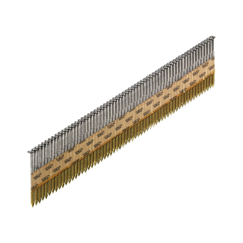 Senco - Clous annelés en bande 2.8x50 - Boite 2000 - GE51APBKR