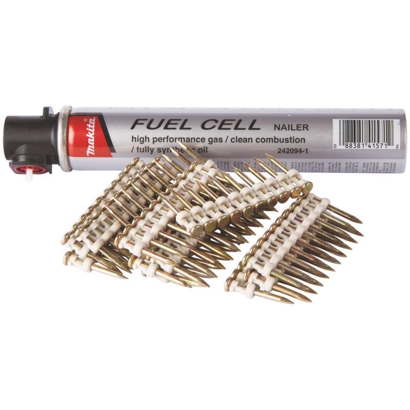 Makita - clous béton C6 2,6X30MM 1000PCS + 1CART 196292-8