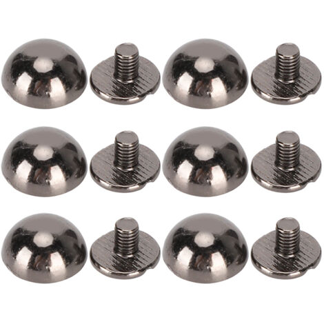 Clous Champignon Rivets à Tête Ronde pour Décor de Sacs, Chaussures et Vêtements DIY