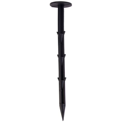 Clous de jardin en plastique, petits clous de 20 cm de longueur, lot de 50.
