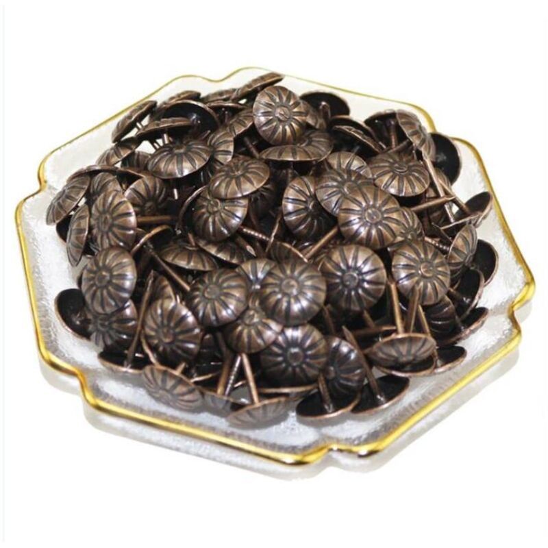 Ymyny - Clous décoratifs en bronze Ulisem, style rétro antique, pour tapisserie, pour renforcer et décorer canapés, lits, armoires, murs et