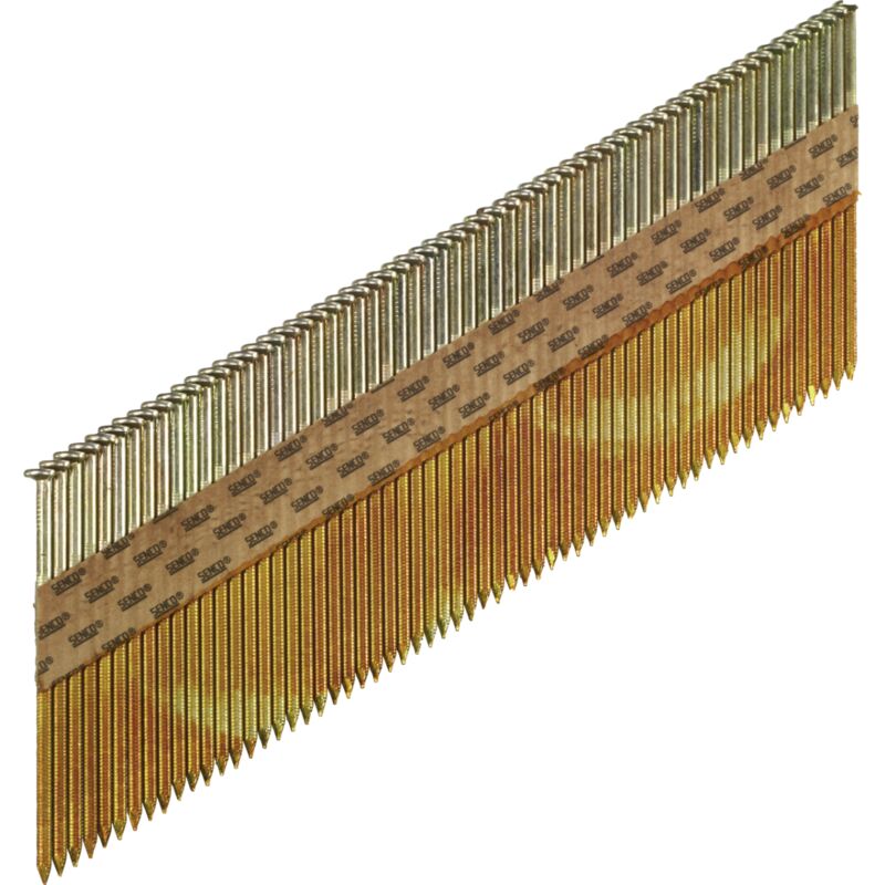 Clous en bande papier D34 annelés - ø 2.8 / 3.1 x 70 mm - Boite de 2000 Senco HE56APBKR