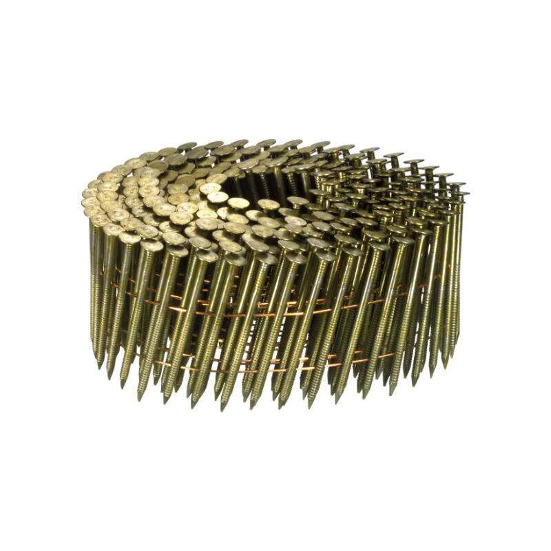 Boite de 9900 clous rouleau Plat 2.5X50mm Annelés Clair P8