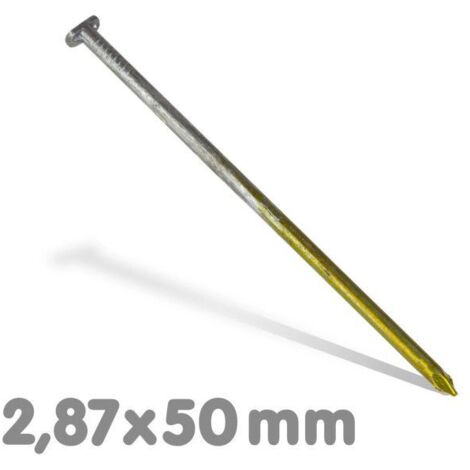 Clous pour cloueuse D18556 - 2,87 x 50 mm - 34°