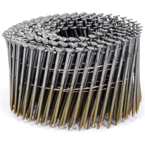 Clous pour cloueuses pneumatiques, cloueuses à tambour 2,5 x 75 mm, 3 600 pièces