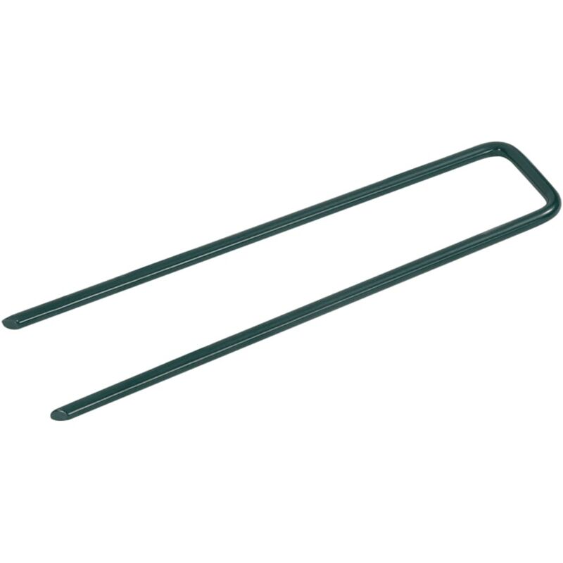 Vidaxl - Clous pour gazon artificiel 100 pcs Forme de u Fer