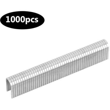 Clous Staples 1008F pour Pistolet à Agrafes Manuel - 1000 Agrafes en Acier U Type (12mm)