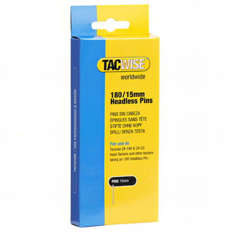 Clous tacwise 180/15 mm sans tête galvanisés
