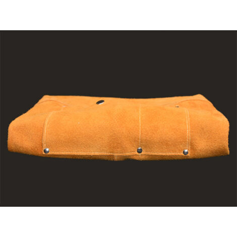 CLOVERWELD ZM-205V Schweißerschutzschürze, dickes gelbes Leder, 90 x 60 cm