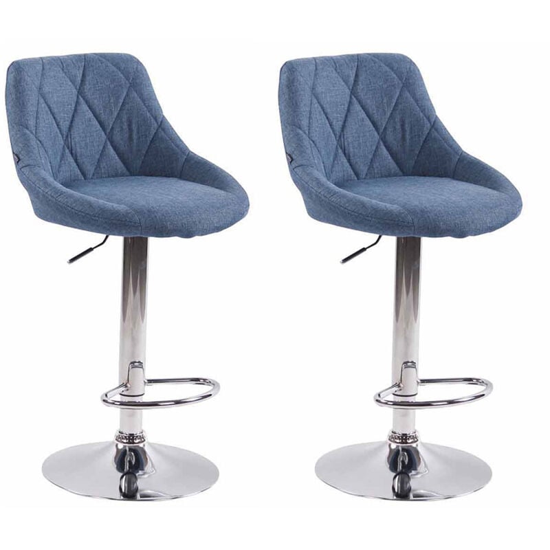 2 pcs réglés sur Willy et chaises réglables avec des reproches de pied de différentes couleurs Couleur : Bleu