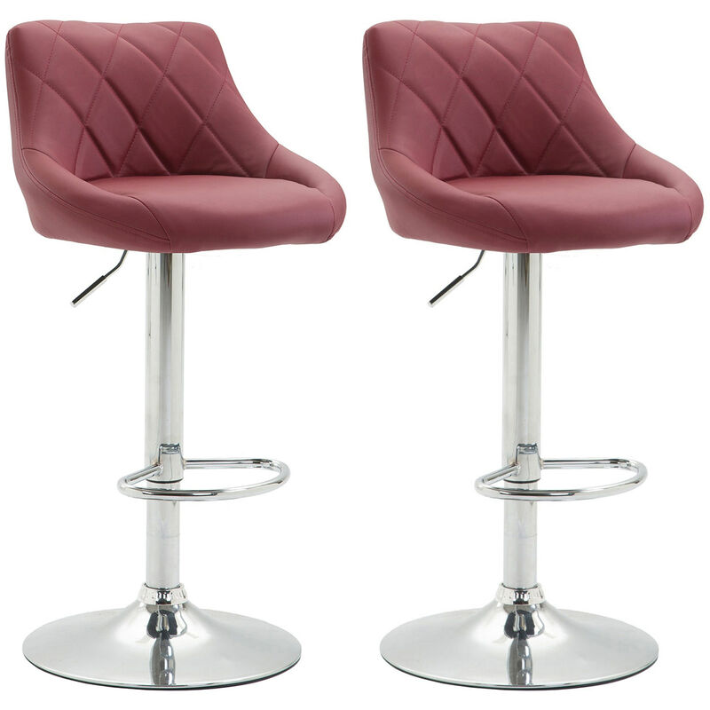 

Set De 2 Taburetes Lazio Burdeos