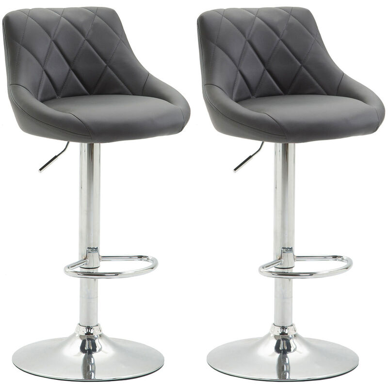 

CLP - Set De 2 Taburetes Lazio Gris