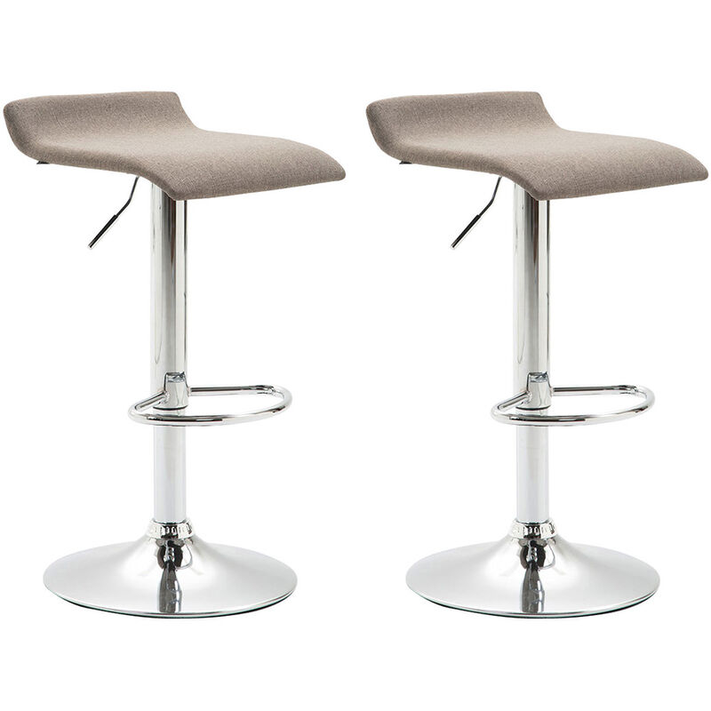 

CLP - Set 2x Taburetes Dyn V2 en Tela Gris topo
