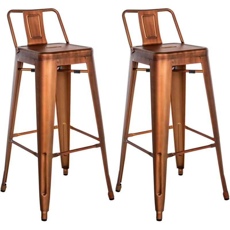 

CLP - Set 2x Taburetes Mason Cobre