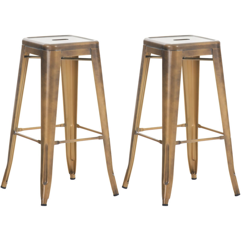 

CLP - Set de 2x Taburetes Joshua Oro
