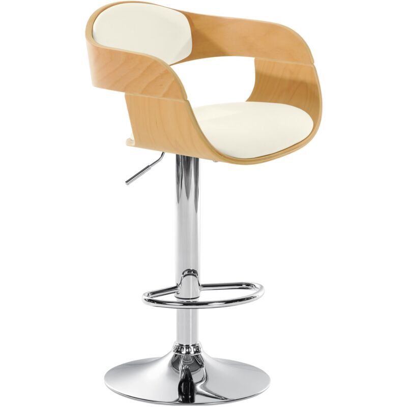 

CLP - Taburete de bar Kingston Natural/blanco