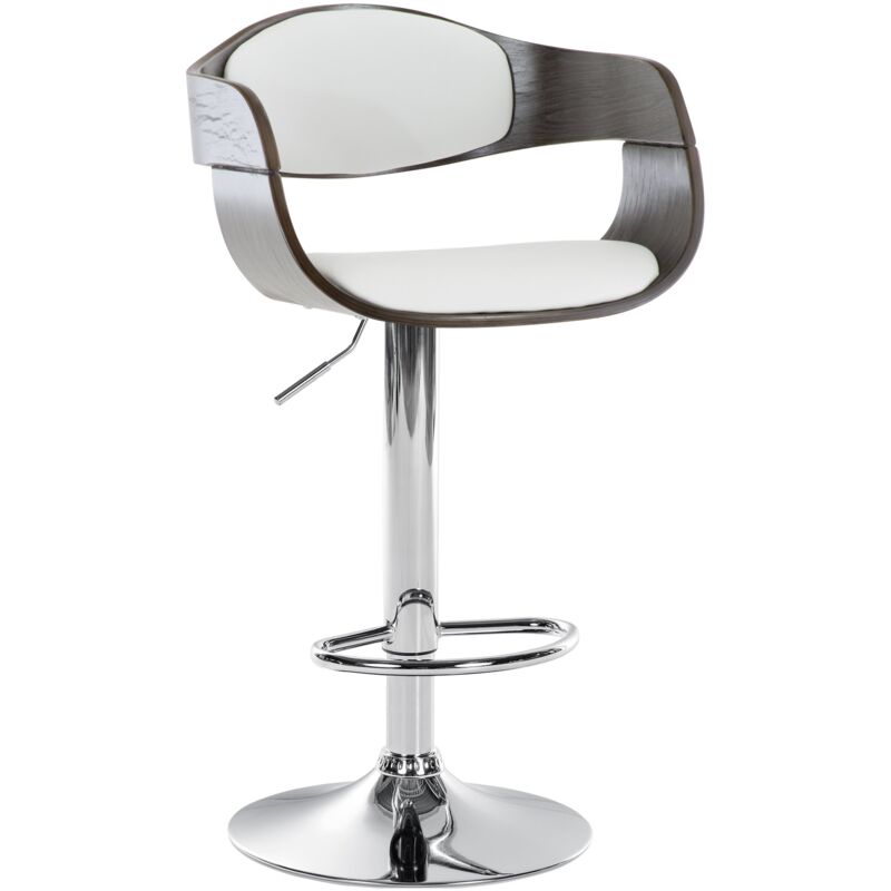 

CLP - Taburete de bar Kingston Blanco/gris