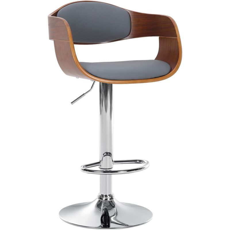 

CLP - Taburete de bar Kingston Nogal/gris