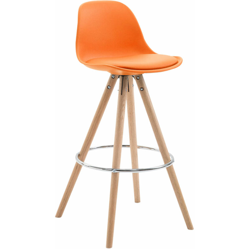 

Taburete Rund Franklin Estructura de Polipropileno Naranja Natural