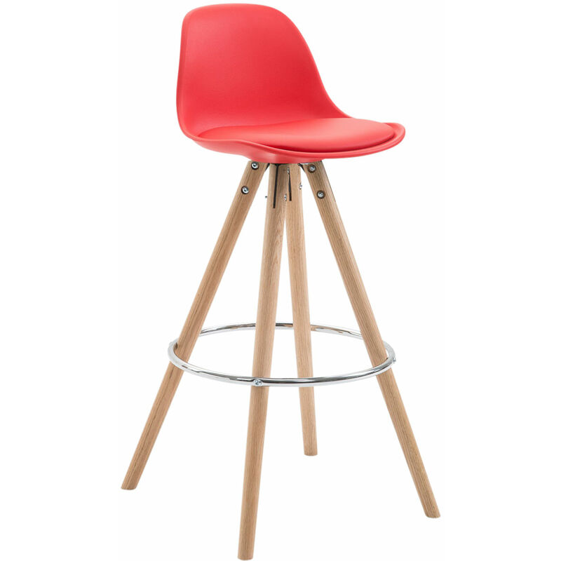 

CLP - Taburete Rund Franklin Estructura de Polipropileno Rojo Natural