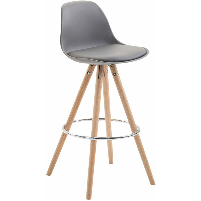 

CLP - Taburete Rund Franklin Estructura de Polipropileno Gris Natural