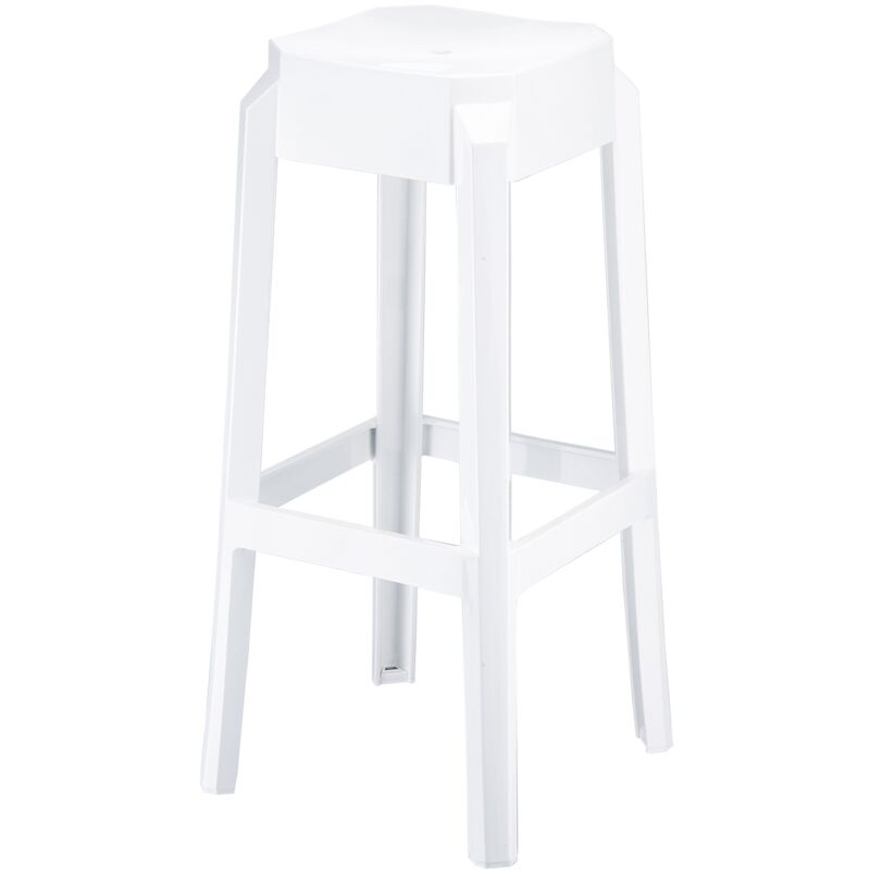 

CLP - Taburete Fox para Exteriores Blanco/brillante