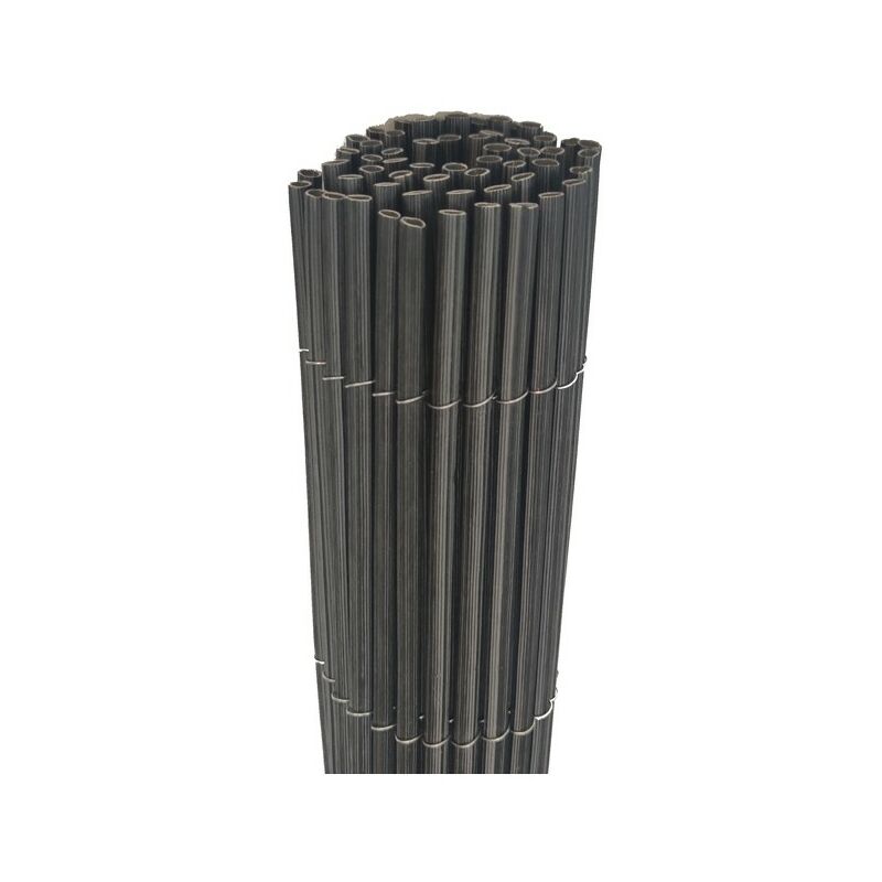 Suinga - Clôture en osier artificiel de 1,5 x 3 mètres, couleur gris anthracite, 1 300 g/m², occultation de 90%, recommandée pour l'ombr