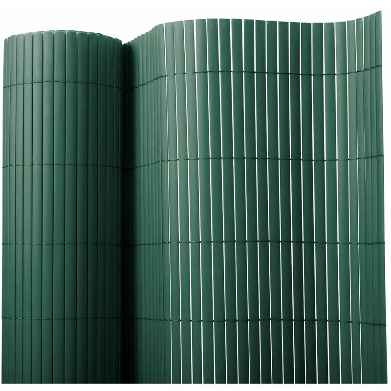 Casa Pura - Protection anti regard Pour jardin et balcon Ultra résistant pvc Bambou Vert 150 x 500 cm - Vert